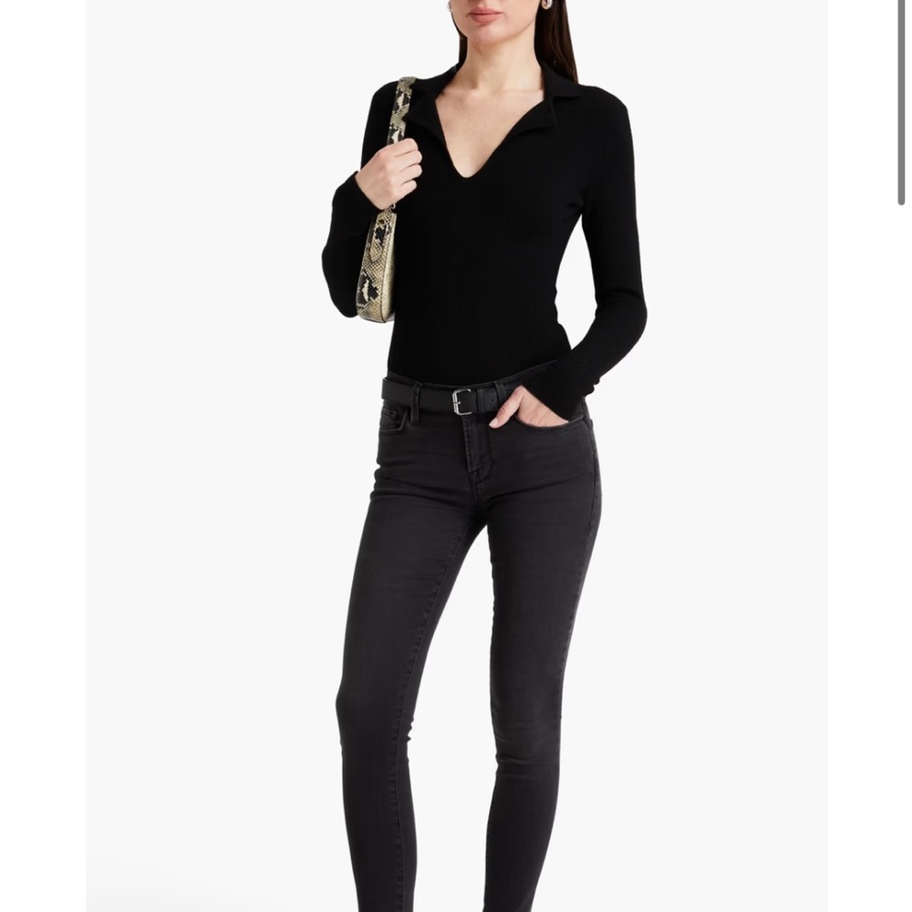 FRAME DENIM Le Skinny De Jeanne mid-rise skinny
